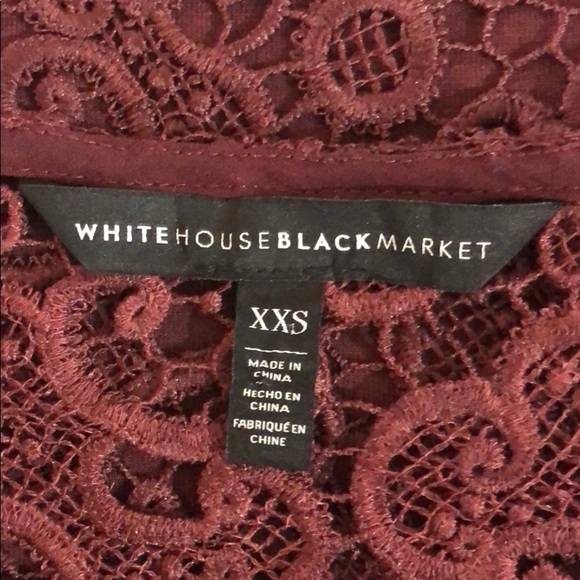 NWOT WHBM Lace Top - Picture 7 of 8